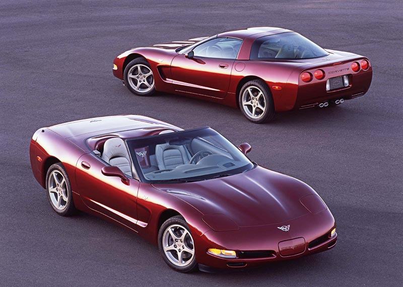 2003 Chevrolet Corvette 50th Anniversary Coupe and Convertible
